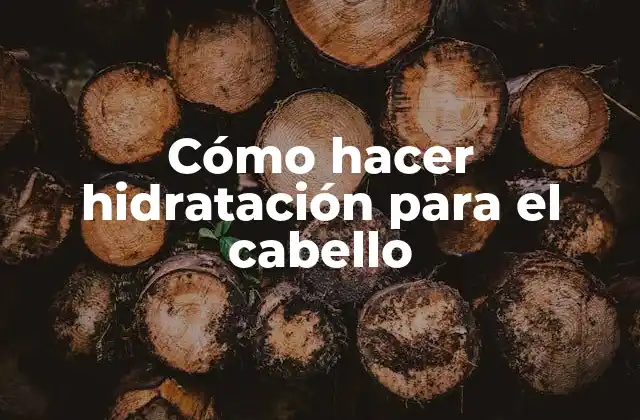 Cómo Hacer Hidratación para el Cabello