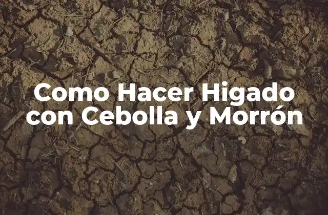 Como Hacer Higado con Cebolla y Morrón