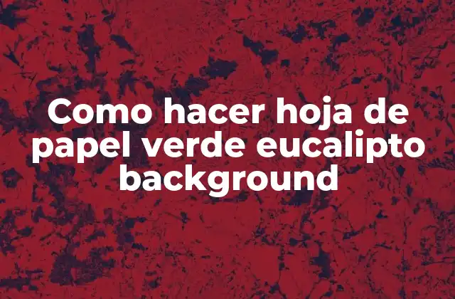 Hoja de papel verde eucalipto background