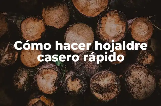 Cómo Hacer Hojaldre Casero Rápido