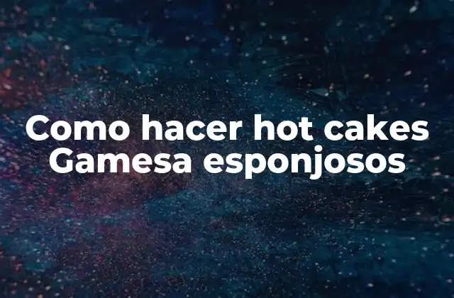 Como Hacer Hot Cakes Gamesa Esponjosos 2 ¿Qué son los hot cakes Gamesa esponjosos?
