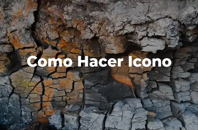 Como Hacer Icono