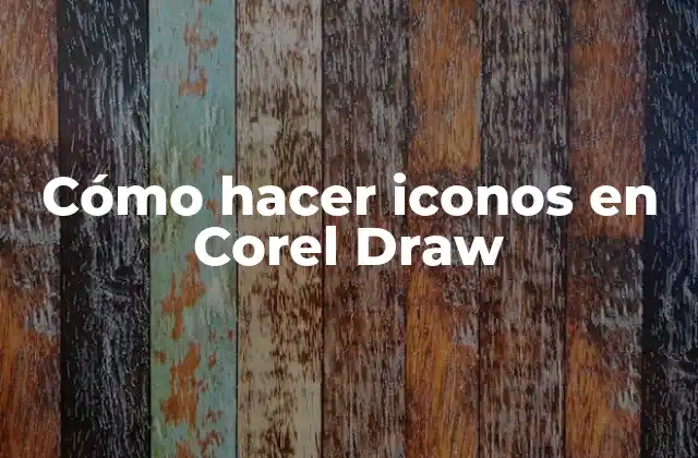 Cómo Hacer Iconos en Corel Draw