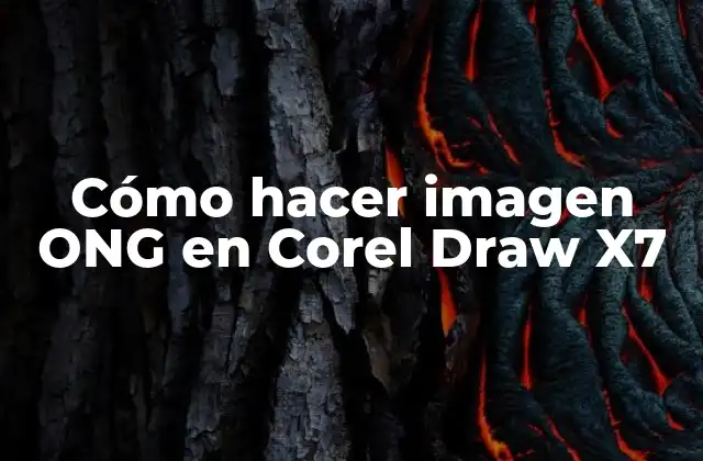 Cómo Hacer Imagen Ong en Corel Draw X7