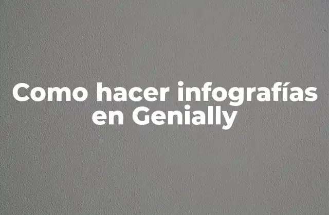 Como Hacer Infografías en Genially