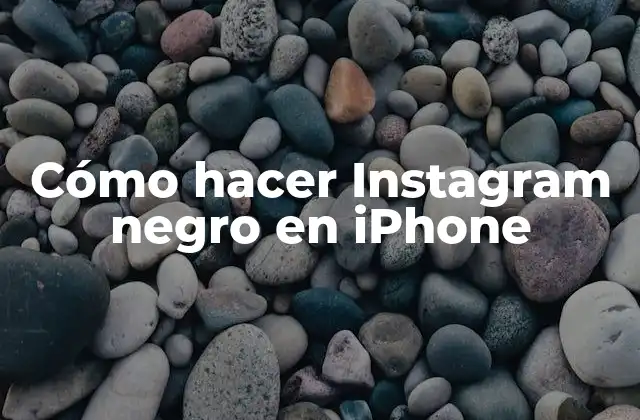 Cómo Hacer Instagram Negro en Iphone 2 Cómo hacer Instagram negro en iPhone
