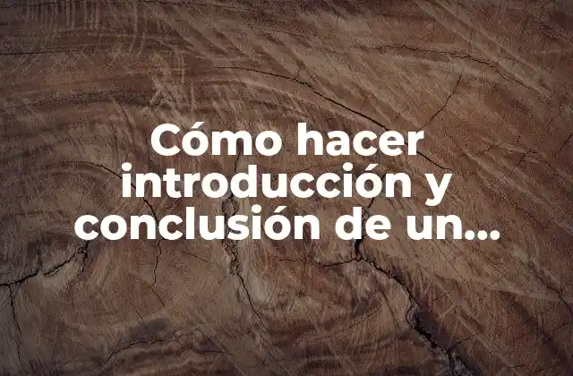 Cómo Hacer Introducción y Conclusión de un Trabajo de Menstruación