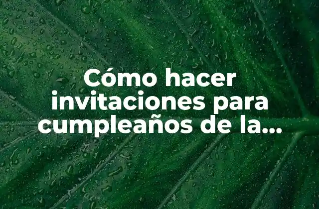 Cómo Hacer Invitaciones para Cumpleaños de la Minnie