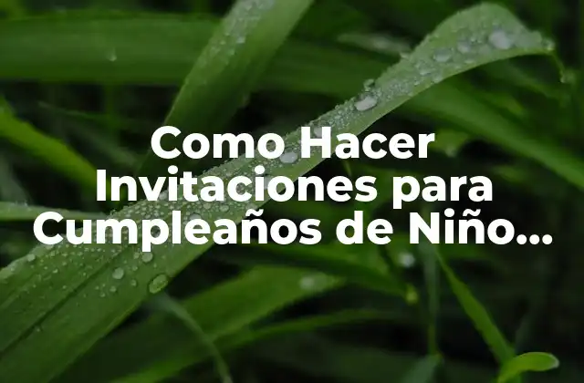 Como Hacer Invitaciones para Cumpleaños de Niño de Ferdinand