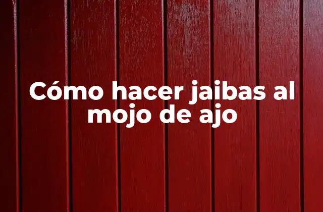 Cómo Hacer Jaibas Al Mojo de Ajo