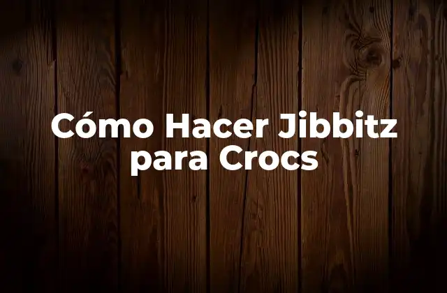 ¿Qué Son los Jibbitz?