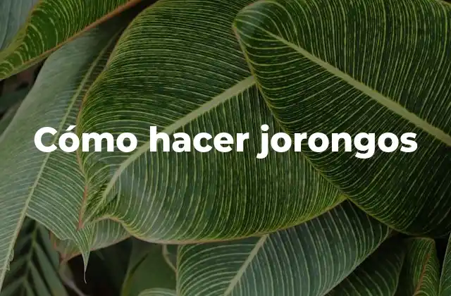 Cómo Hacer Jorongos