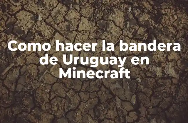 Como Hacer la Bandera de Uruguay en Minecraft