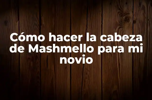 ¿Qué es una cabeza de Mashmello?