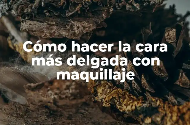 Cómo Hacer la Cara Más Delgada con Maquillaje