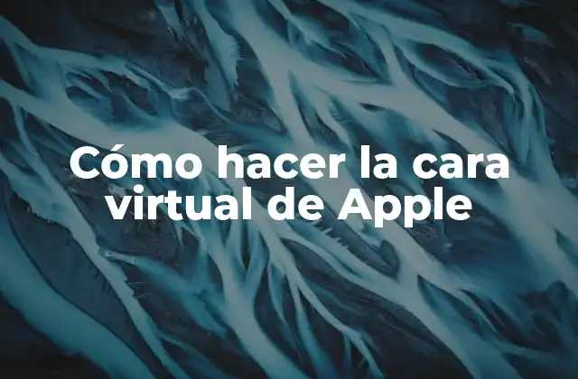 ¿Qué es la cara virtual de Apple?