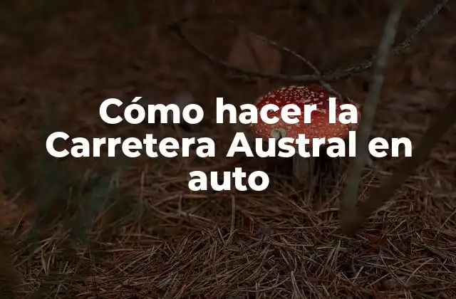 Cómo Hacer la Carretera Austral en Auto