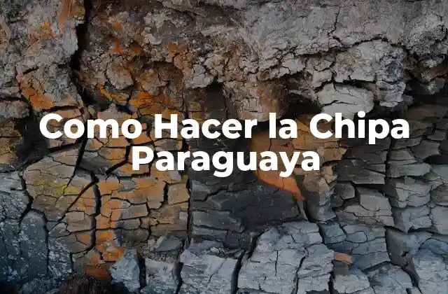 Como Hacer la Chipa Paraguaya