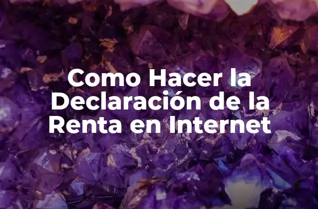 ¿Qué es la Declaración de la Renta en Internet?