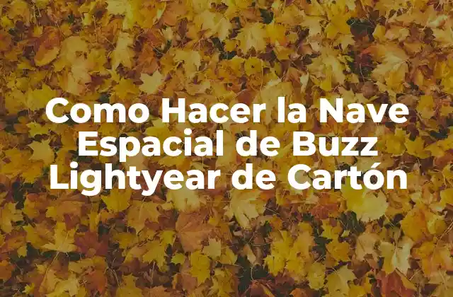 ¿Qué es la Nave Espacial de Buzz Lightyear?