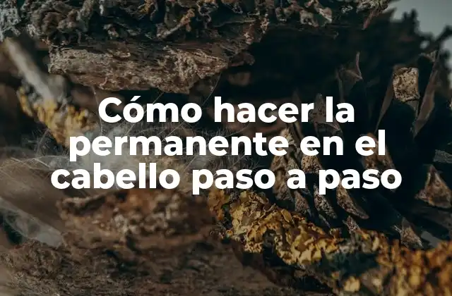 Cómo Hacer la Permanente en el Cabello Paso a Paso