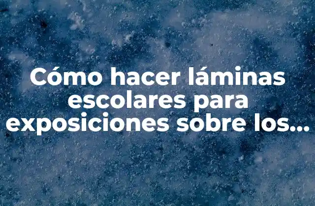 Cómo Hacer Láminas Escolares para Exposiciones sobre los Mayas
