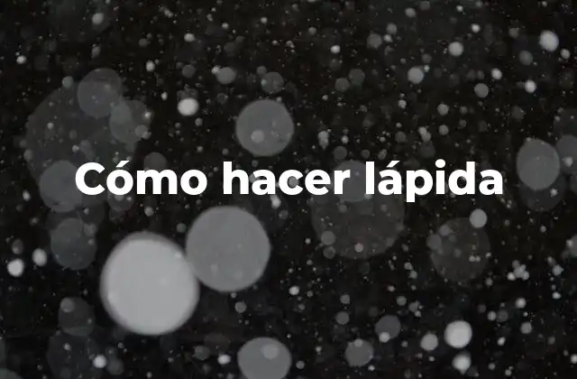 Cómo Hacer Lápida 2 Cómo hacer lápida