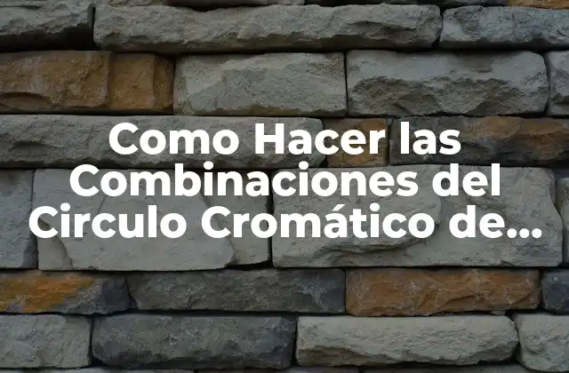 Como Hacer las Combinaciones Del Circulo Cromático de Colores Primarios 2 ¿Qué son las Combinaciones del Circulo Cromático de Colores Primarios?