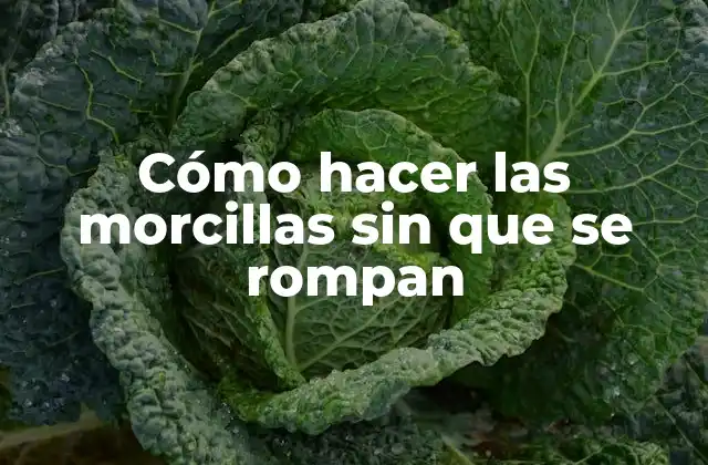 Cómo Hacer las Morcillas sin que Se Rompan
