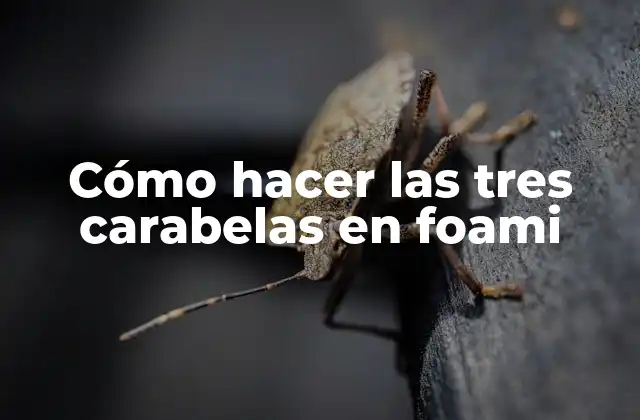 Cómo Hacer las Tres Carabelas en Foami