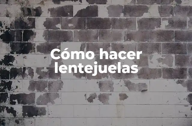 Cómo Hacer Lentejuelas
