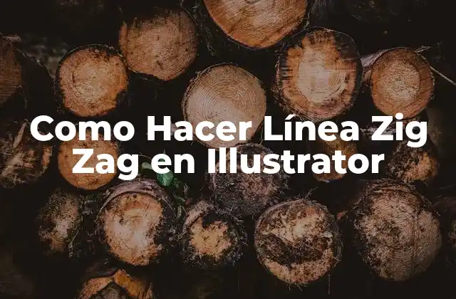 Como Hacer Línea Zig Zag en Illustrator