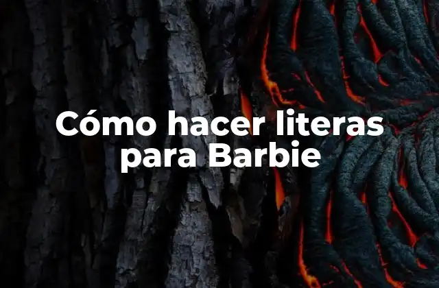 Cómo hacer literas para Barbie