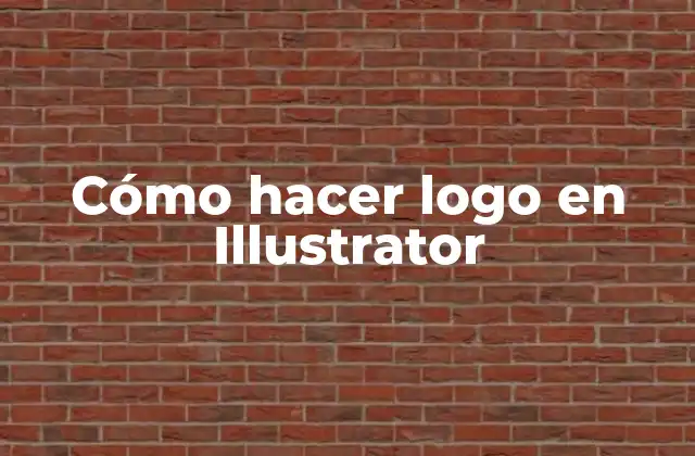 Cómo hacer logo en Illustrator