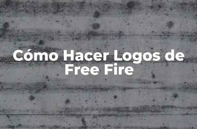 Cómo Hacer Logos de Free Fire