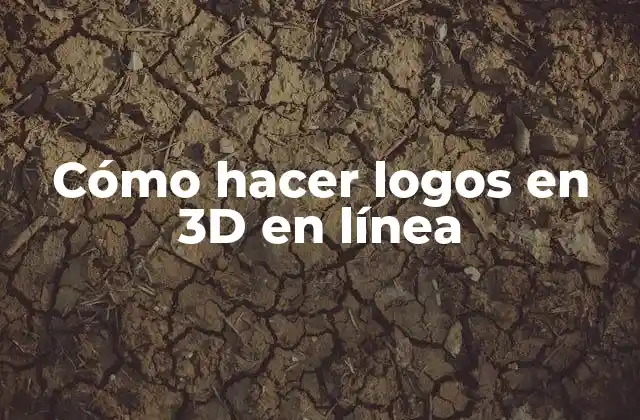 Cómo Hacer Logos en 3d en Línea