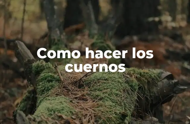 Los cuernos, una forma de expresión artística