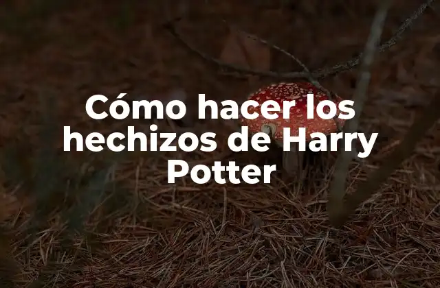 Cómo Hacer los Hechizos de Harry Potter
