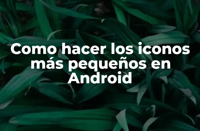 Iconos en Android