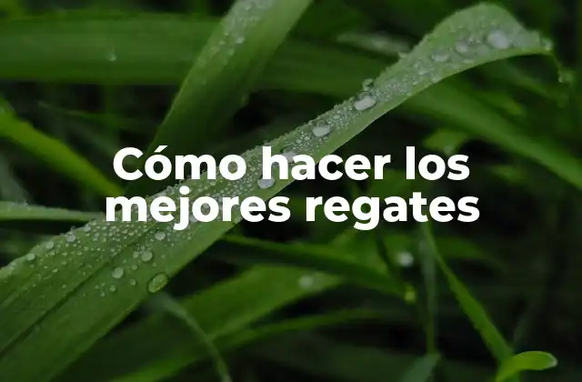 Cómo Hacer los Mejores Regates