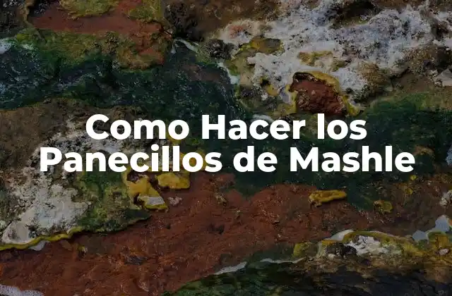 Como Hacer los Panecillos de Mashle
