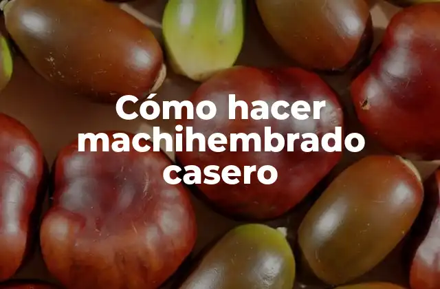 Cómo Hacer Machihembrado Casero
