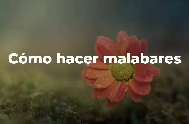 Cómo Hacer Malabares