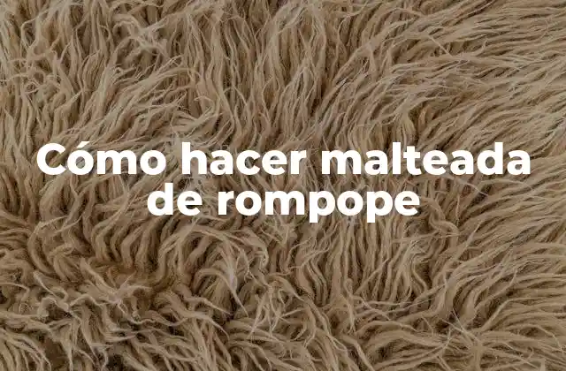 ¿Qué es una malteada de rompope y cómo se utiliza?