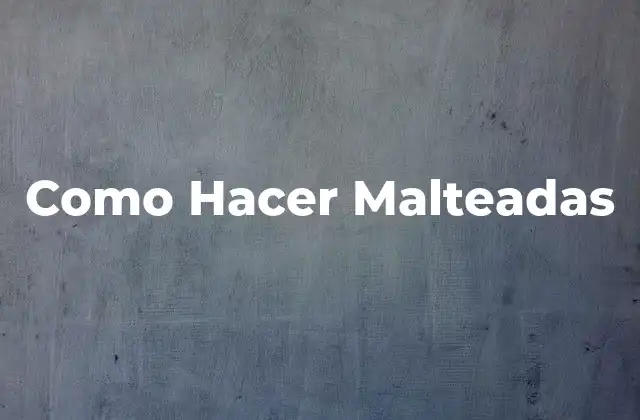 Como Hacer Malteadas