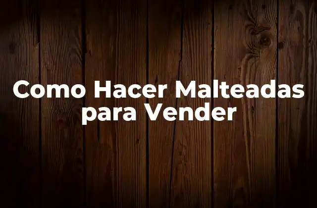 Como Hacer Malteadas para Vender