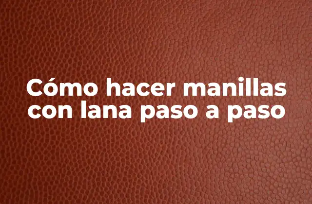 Cómo Hacer Manillas con Lana Paso a Paso 2 Cómo hacer manillas con lana paso a paso