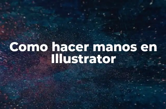 Como Hacer Manos en Illustrator 2 Crear manos en Illustrator