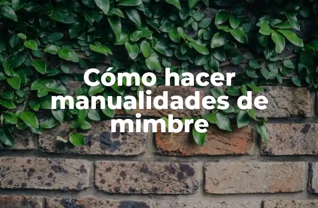 Cómo Hacer Manualidades de Mimbre