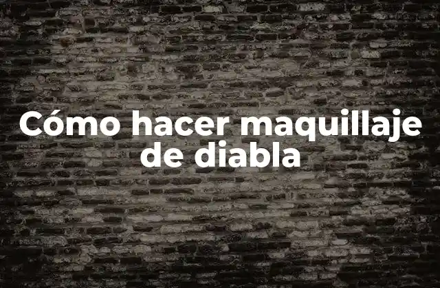 Maquillaje de diabla: qué es y cómo se hace